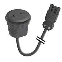 Powerdot Mini 52 - 2 USB-C laddare 30W, 3PC, svart