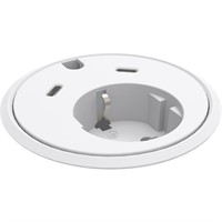 Powerdot 17 - 1 eluttag typ F, 2 USB-C laddare 30W, 1 kabelgenomföring