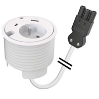 Powerdot 16 - 1 eluttag typ E, 1 USB-C port, 1 USB-A laddare 12W, 2 ka