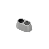 Nomad Block 02 - Fast, 1 eluttag typ F 2 USB-C laddare max 30W, white