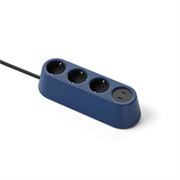 Nomad Block 04 - Fristående, 3 eluttag typ F, 2 USB-C laddare max 30W,