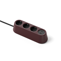 Nomad Block 04 - Fristående, 3 eluttag typ F, 2 USB-C laddare max 30W,