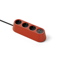 Nomad Block 04 - Fristående, 3 eluttag typ F, 2 USB-C laddare max 30W,