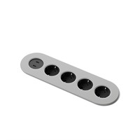 Nomad Strip 05 - 4 eluttag typ F, 2 USB-C laddare max 30W, 3PC, white
