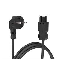 Axessline Connection Cord - CEE 7/7 till 3PC, 2.0 m, svart